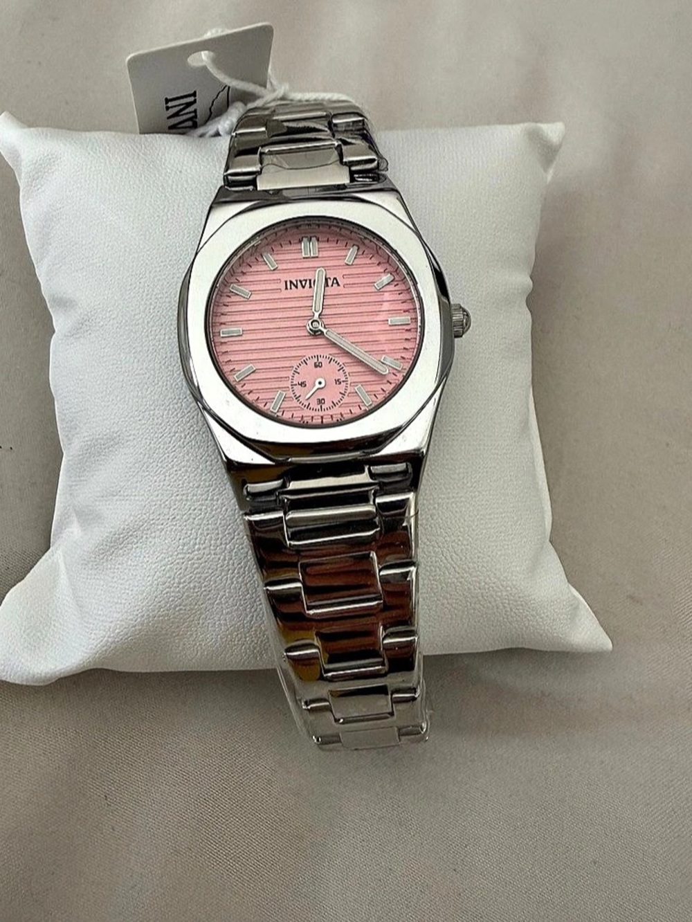 Invicta Pink & Silver Watch NWT